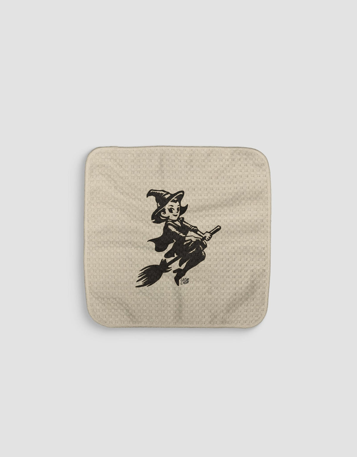 Vintage Witch Dishcloth - Loom Loom