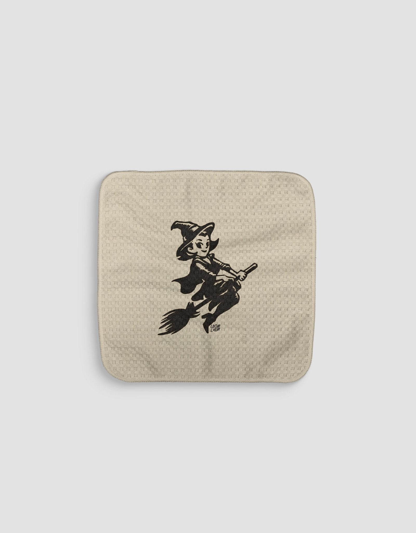 Vintage Witch Dishcloth - Loom Loom