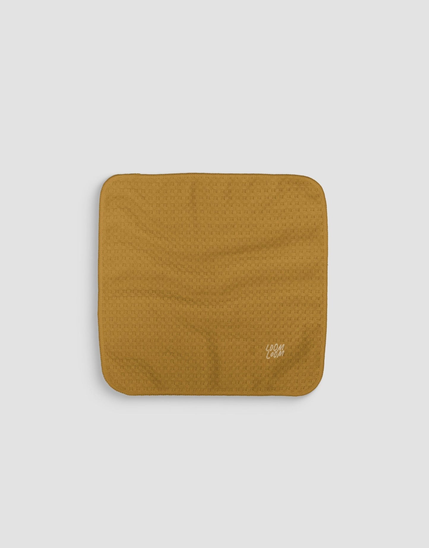 Warm Golden Ochre Dishcloth - Loom Loom