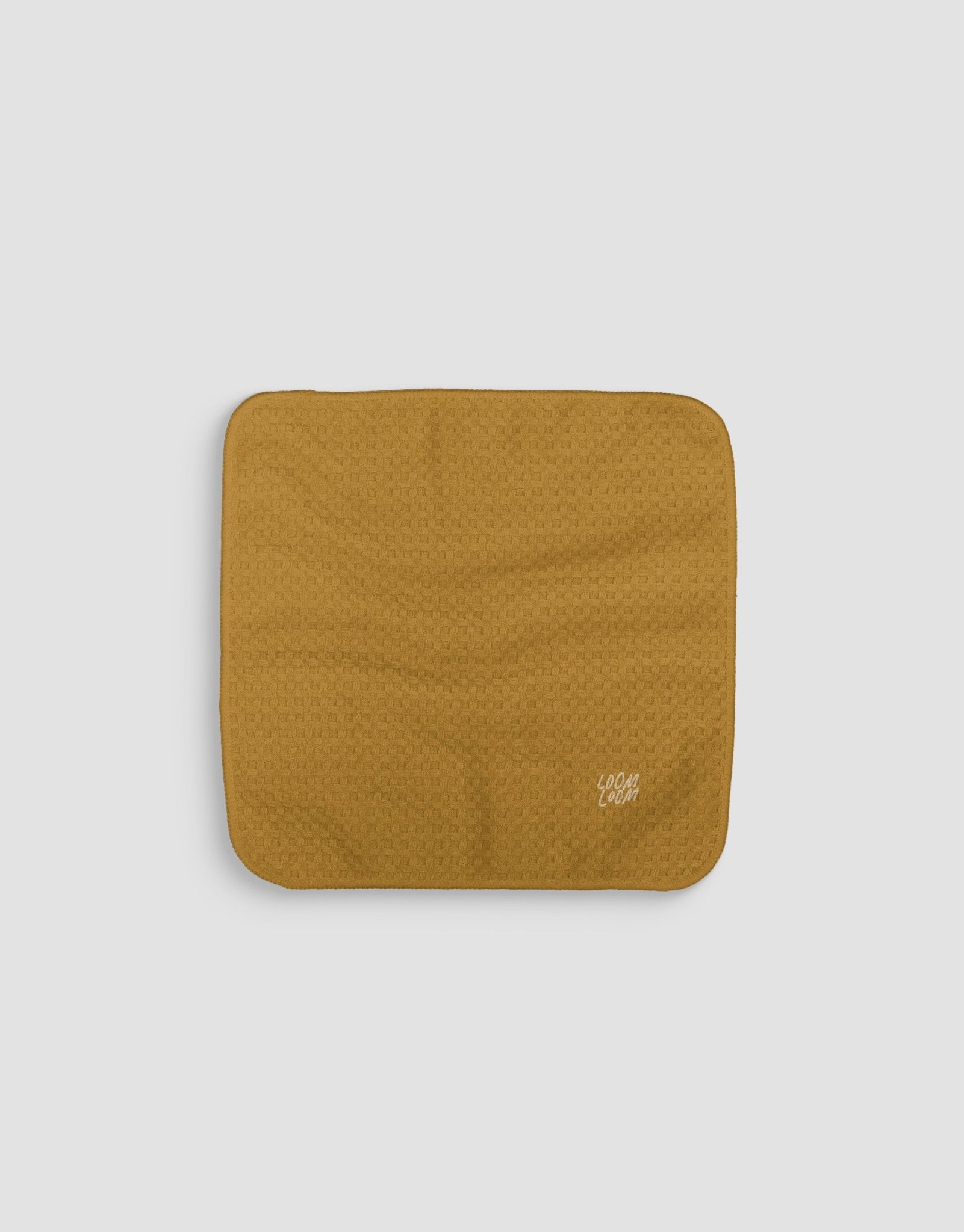 Warm Golden Ochre Dishcloth - Loom Loom