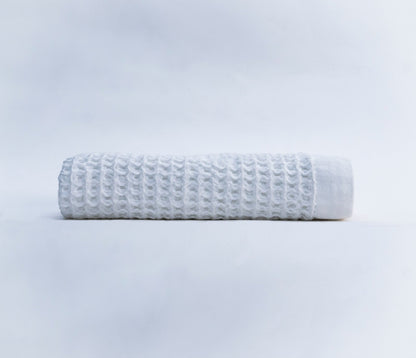 White Waffle Bath Towel - Loom Loom