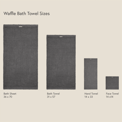 White Waffle Hand Towel - Loom Loom