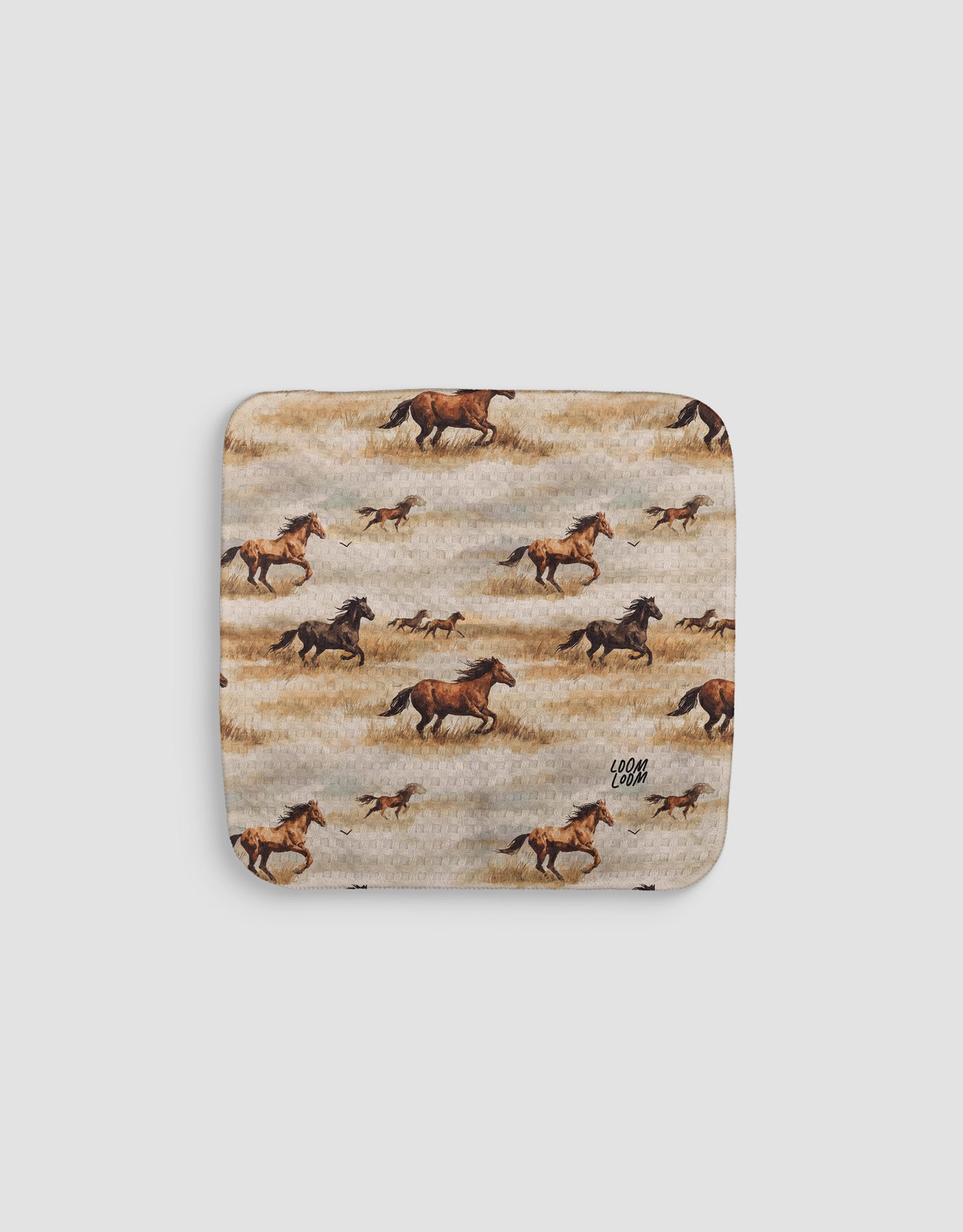 Wild Horses Dishcloth