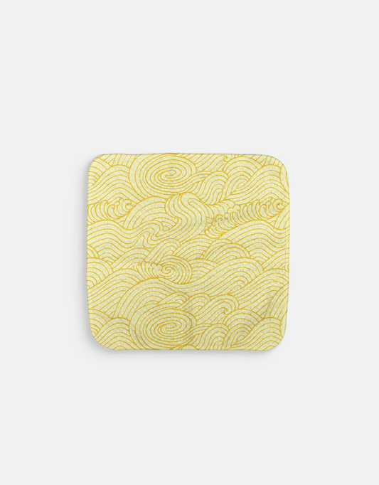 Yellow Waves Dishcloth - Loom Loom